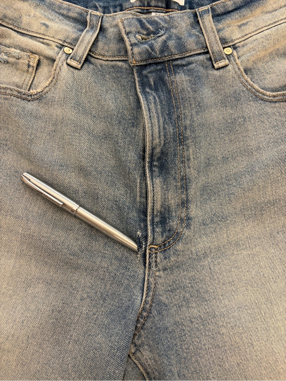 PAIGE Sasha Reunion Distressed Jeans 30 - Picture 7 of 10